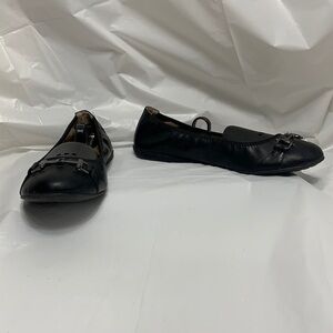 JACLYN Smith Black Ballet Shoes with metal decoration Size 9
